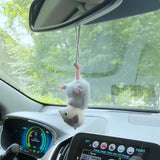 Breloque souris amusante pour voiture