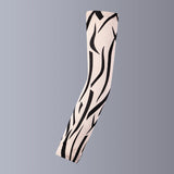 Manches Tatouées avec Motif Floral