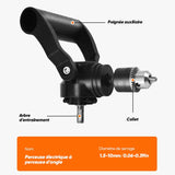 Mandrin à angle droit pour perceuse