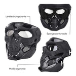 Masque de casque d'horreur de crâne