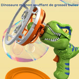 Pistolet à bulles à coussin de vent dinosaure