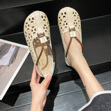 Chaussures à trous à fond plat