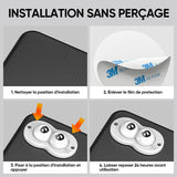 Pâte d'acier inoxydable Mini Roue Universelle 360°(4pcs)