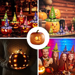 🎃Éclairage de citrouille de musique d'Halloween