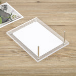 Cadre photo transparent en acrylique