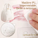 Sac à cosmétiques en forme de coquille multicouche