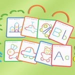 Jeu d'anneaux d'entraînement logique pour enfants Montessori