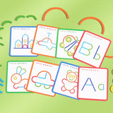 Jeu d'anneaux d'entraînement logique pour enfants Montessori