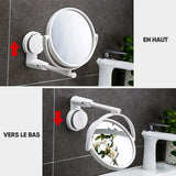 Miroir mural double face