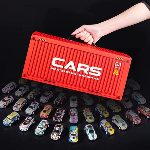 48Pcs Voitures de Course en Alliage Lot de Jouets