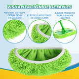 Recambios de almohadillas de chenilla para uso doméstico: cabezales de recambio para fregonas para la limpieza de suelos.