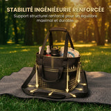 Sac porte-boissons familial à 4 compartiments pour tasses à café et gourdes