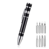 Stylo tournevis de précision 8 en 1