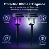 Lampe décorative solaire anti-moustiques