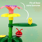 Jouets de construction du jardin de fleurs