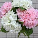 Fleurs d'hortensia artificielles pour l'extérieur