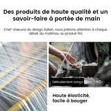 Cardigan en lin tricoté sans boutons