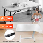 Table élévatrice pneumatique à roues cachées