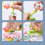 Jouets de rotation à engrenage en bloc