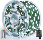 Guirlande LED de Noël étanche avec télécommande à 8 modes