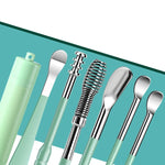 Ensemble de 6 cuillères à oreille en acier inoxydable