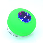 Mini Haut-parleur Bluetooth de douche à ventouse étanche avec lumière Led