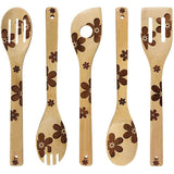 Spatule en bambou gravée au laser
