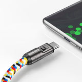 2-en-1 Cable de Datos de Carga Rápida y Cordón para Teléfono