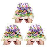 Carte pop-up 3D papillons pour la fête des mères