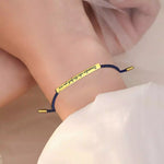 Bracelet Inspire tressé et ajustable