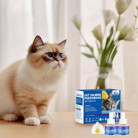 Ensemble diffuseur de phéromones apaisantes pour animaux (versions chat et chien)