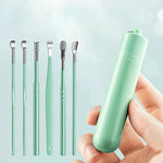 Ensemble de 6 cuillères à oreille en acier inoxydable