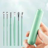 Ensemble de 6 cuillères à oreille en acier inoxydable
