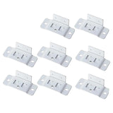 Équerres d’angle en fer 2-en-1 à double boucle