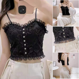 Camisole en Dentelle avec Gilet Interne