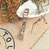 Pulsera de cobre con flores