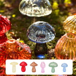 Vase à bourgeons champignon en verre fait main