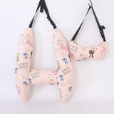 Support de tête de couchage pour voiture en forme de H