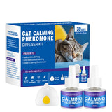 Ensemble diffuseur de phéromones apaisantes pour animaux (versions chat et chien)