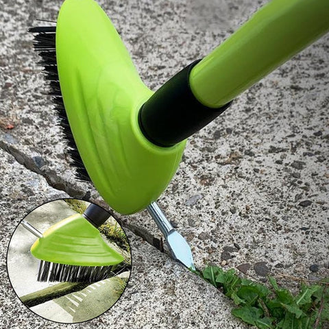 Ensemble combiné polyvalent de 3 brosses à mauvaises herbes