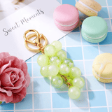Porte-clés pendentif raisin