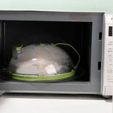 Couvercle anti-éclaboussures pour aliments au micro-ondes