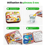Livres de dessin magiques réutilisables pour enfants