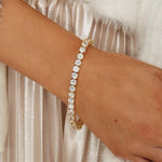 Bracelet en zirconium super brillant
