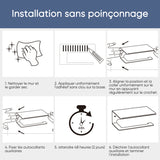 Support de Séchage à Anneau Pliant en Alliage d'Aluminium