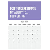 Calendrier 2024 Adulting is hard