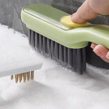 Brosse à récurer liquide 2 en 1