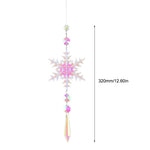 Pendentif en cristal flocon de neige