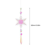 Pendentif en cristal flocon de neige