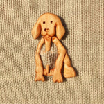 Broche avec Motif Animal en Bois (Clip de Chandail)